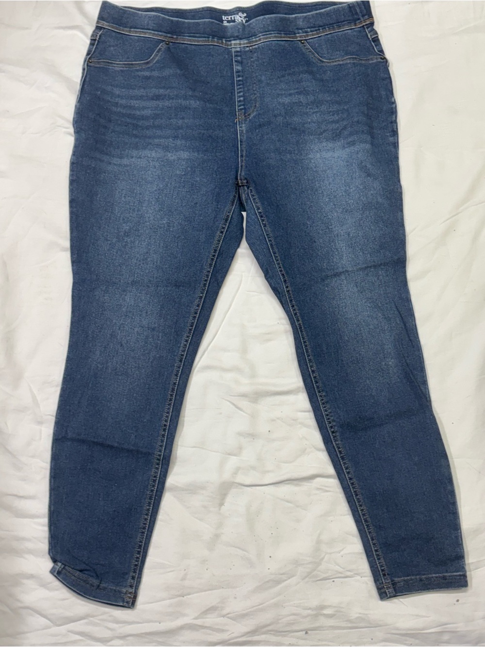 Terra & Sky Dark Blue Pull-On Jeggings
